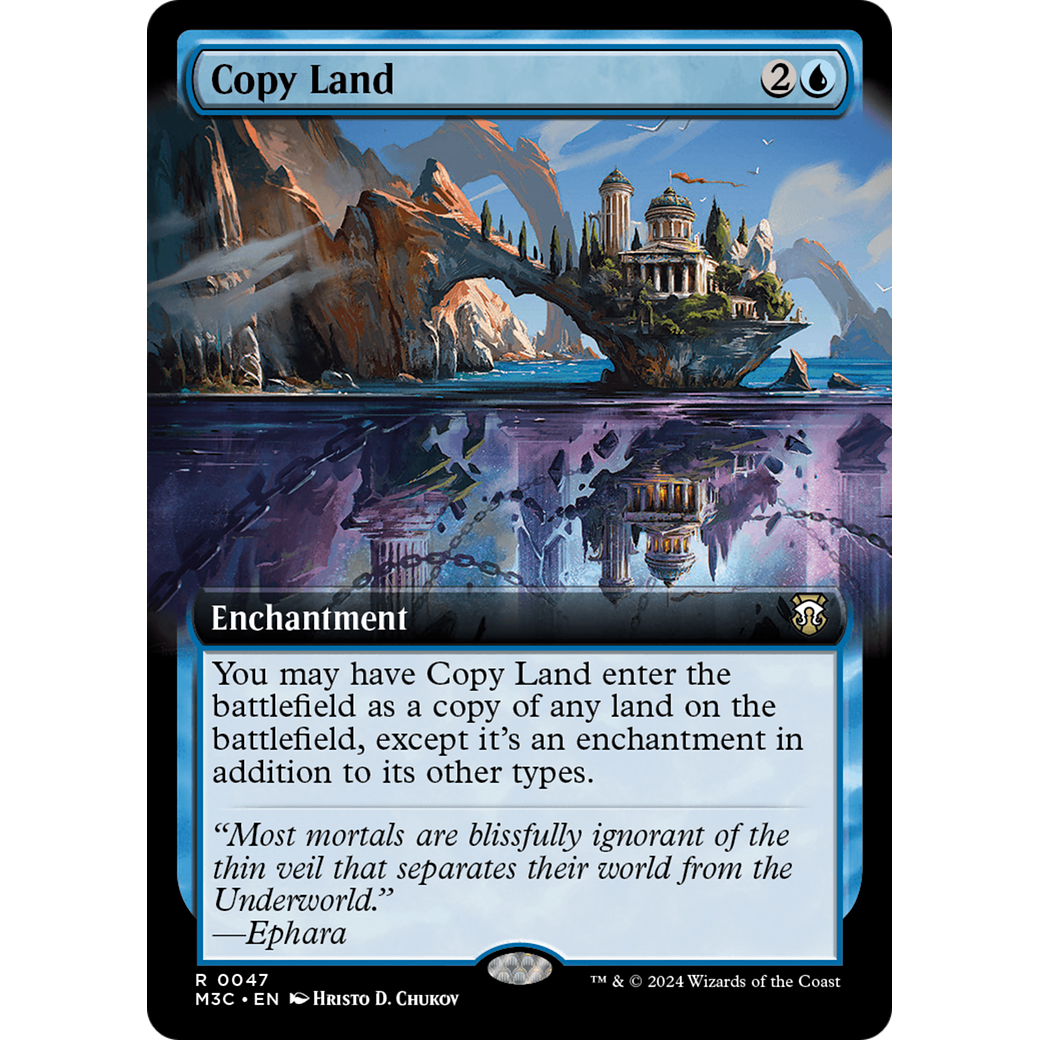 Copy Land (M3C-047) - Modern Horizons 3 Commander: (Extended Art) Foil
