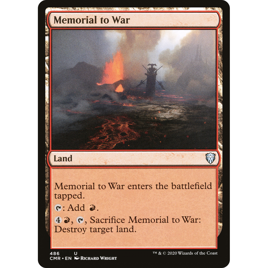 Memorial to War (CMR-486) - Commander Legends