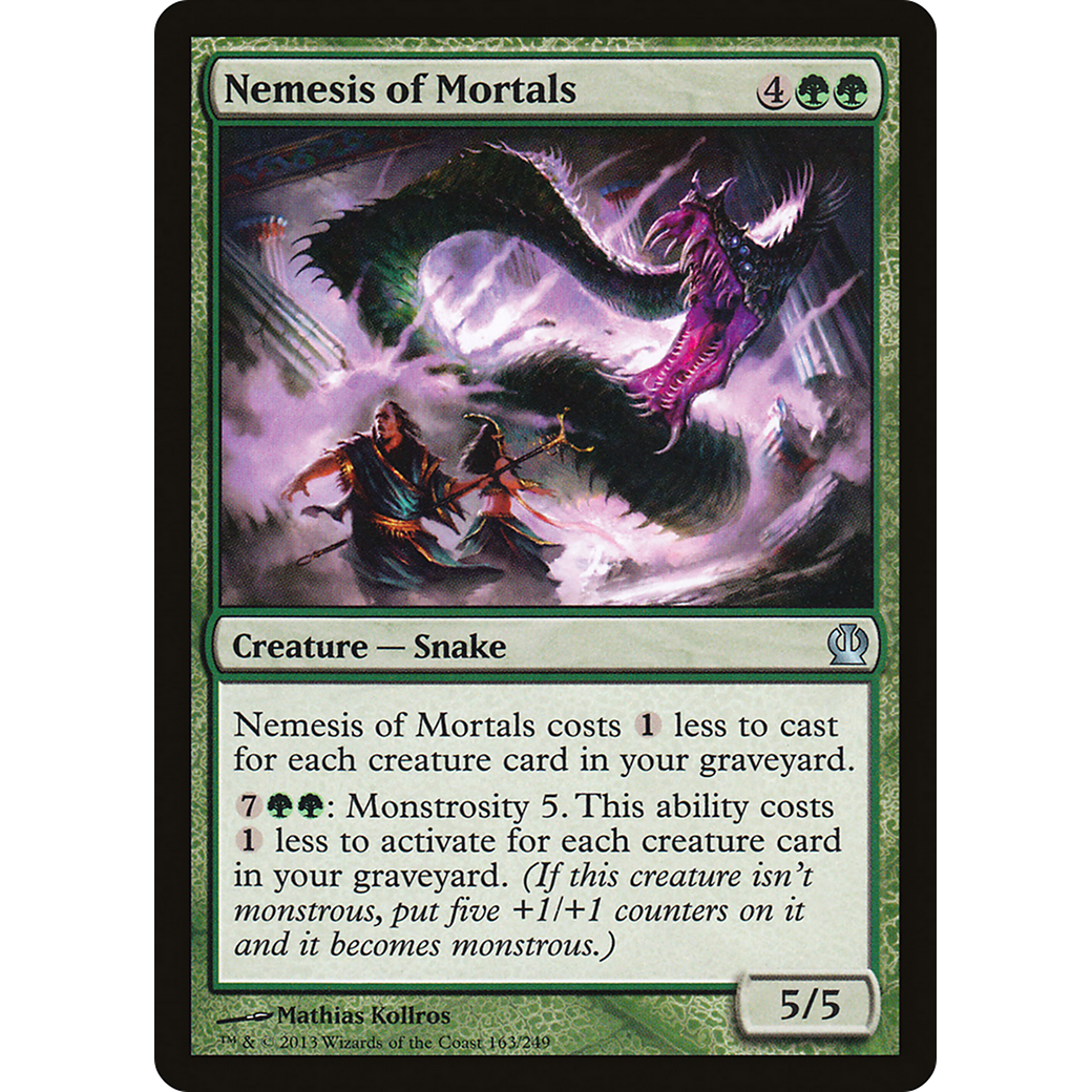 Nemesis of Mortals (THS-163) - Theros Foil