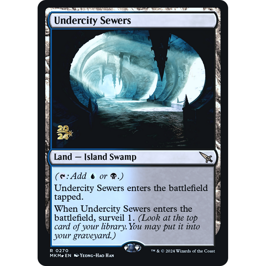 Undercity Sewers (PRE-270S) - Murders at Karlov Manor Promos Foil