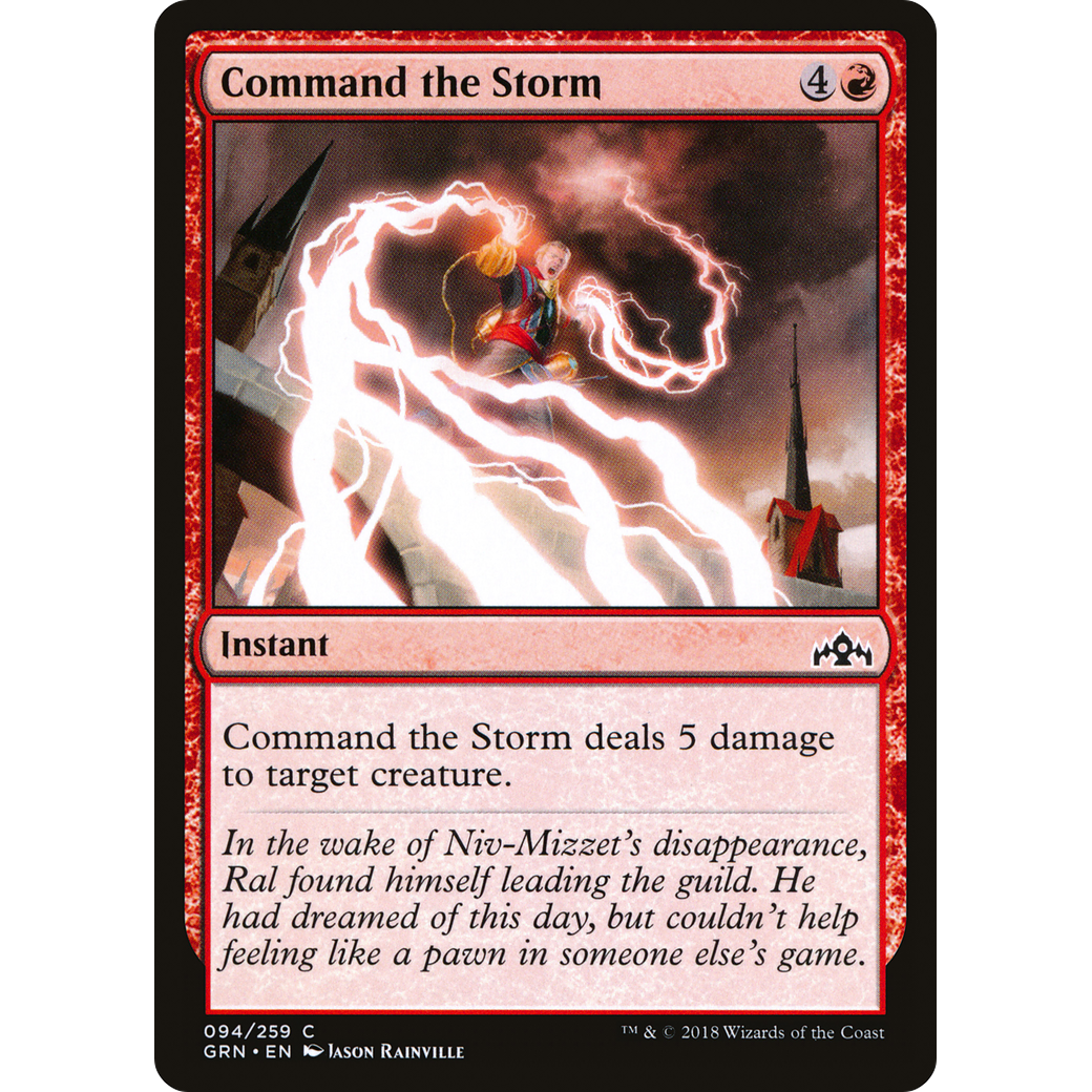Command the Storm (GRN-094) - Guilds of Ravnica Foil