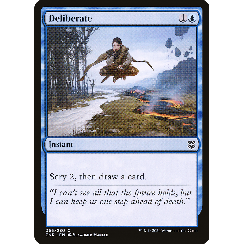 Deliberate (ZNR-056) - Zendikar Rising Foil