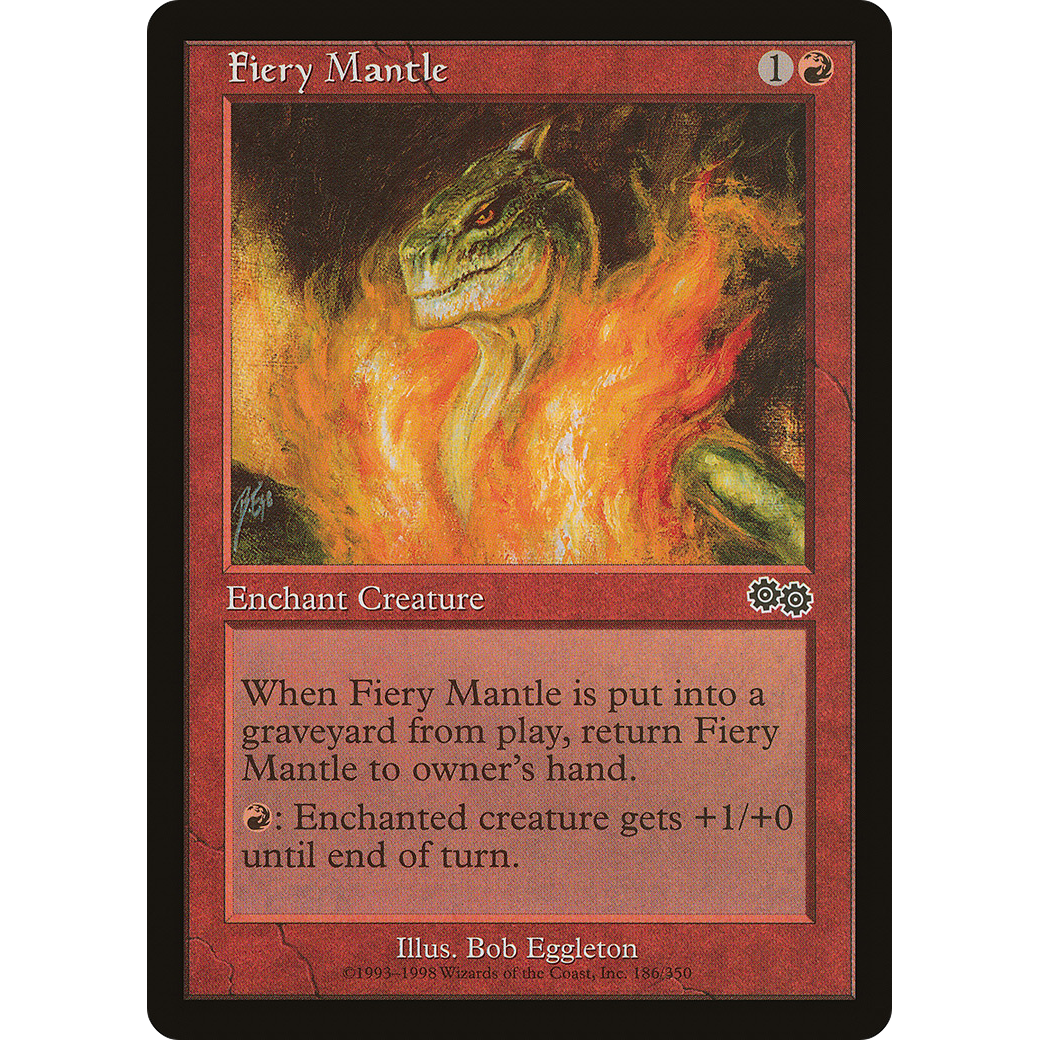 Fiery Mantle (USG-186) - Urza's Saga
