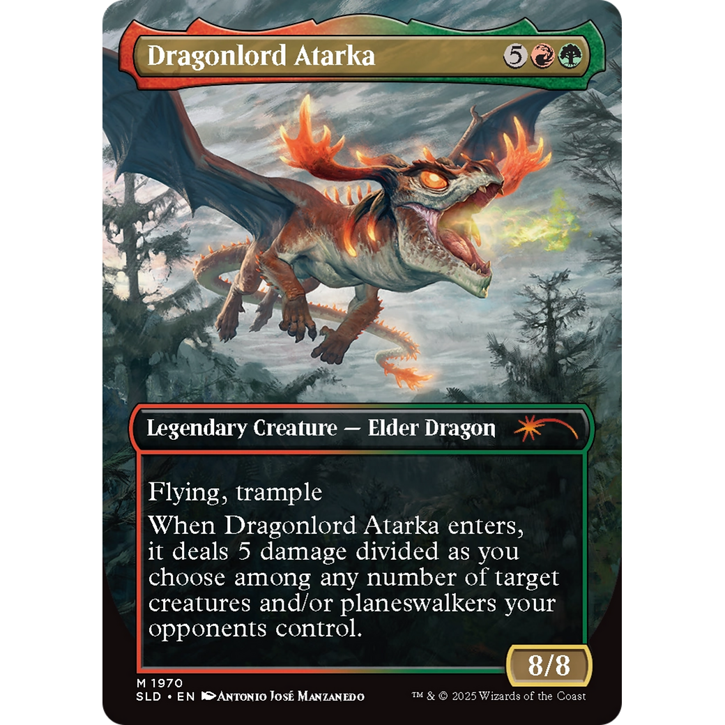 Dragonlord Atarka (SLD-1970) - Secret Lair Drop (Borderless)