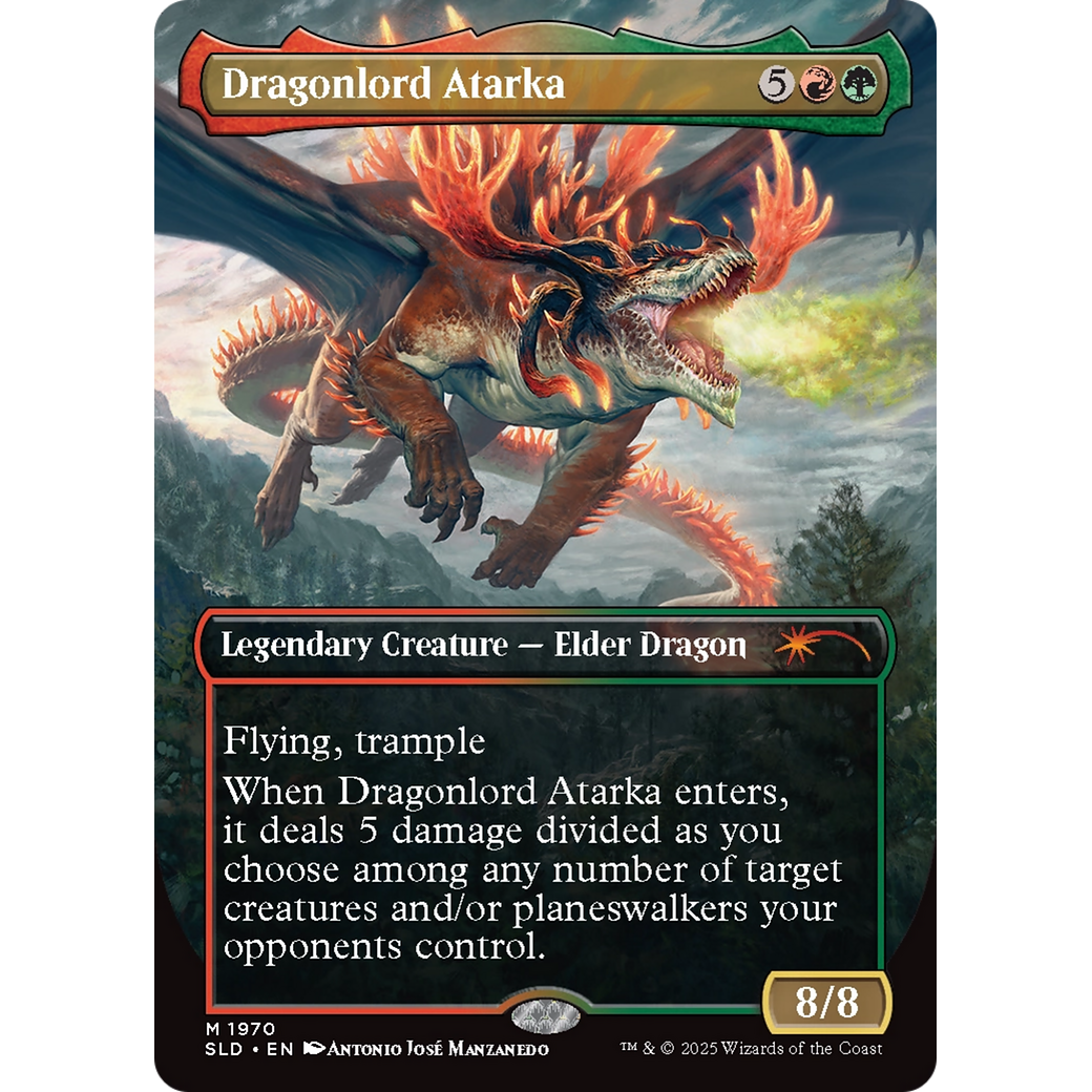 Dragonlord Atarka (SLD-1970) - Secret Lair Drop (Borderless)