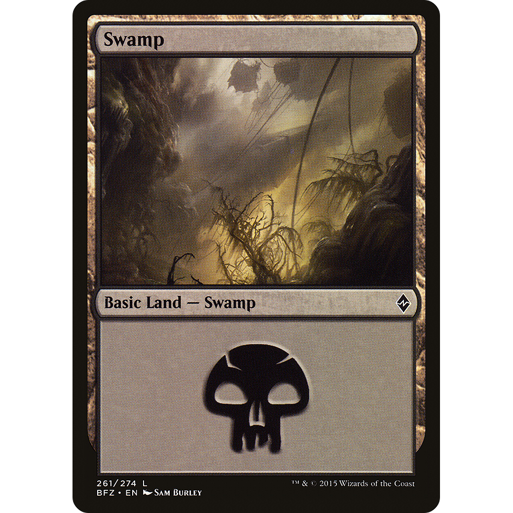 Swamp (261) (BFZ-261) - Battle for Zendikar