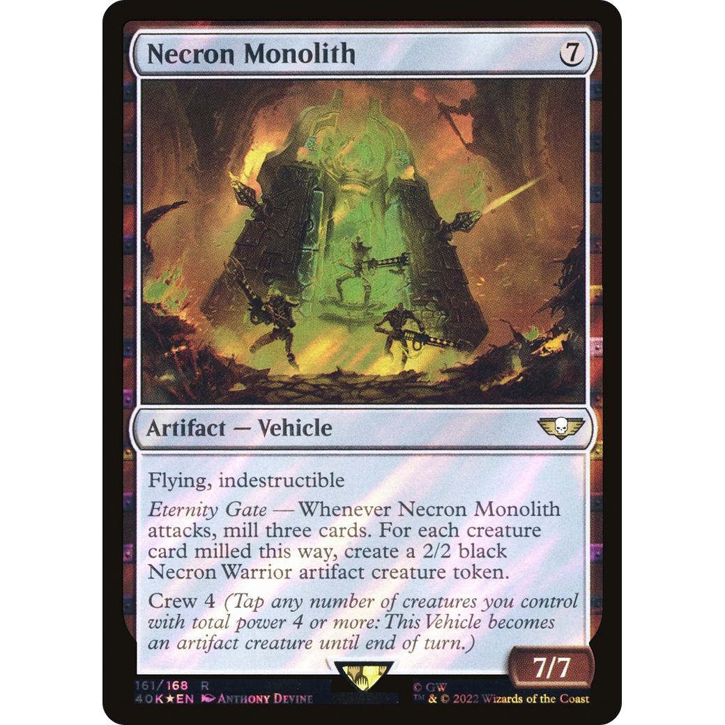 Necron Monolith (40K-161) - Warhammer 40,000 Commander Foil