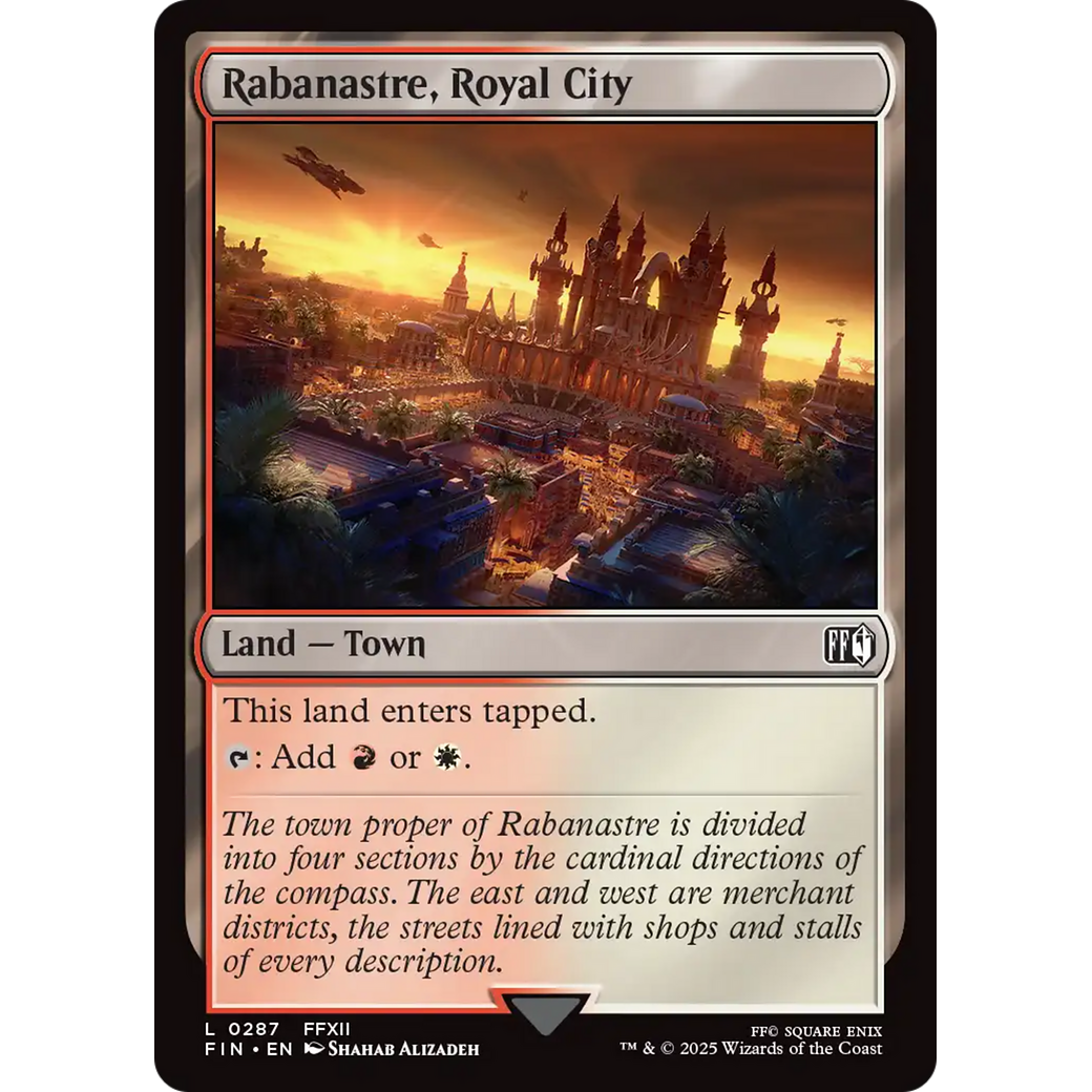 Rabanastre, Royal City (FIN-287) - FINAL FANTASY