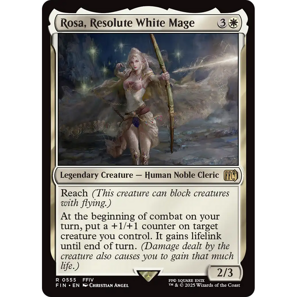 Rosa, Resolute White Mage (FIN-555) - FINAL FANTASY