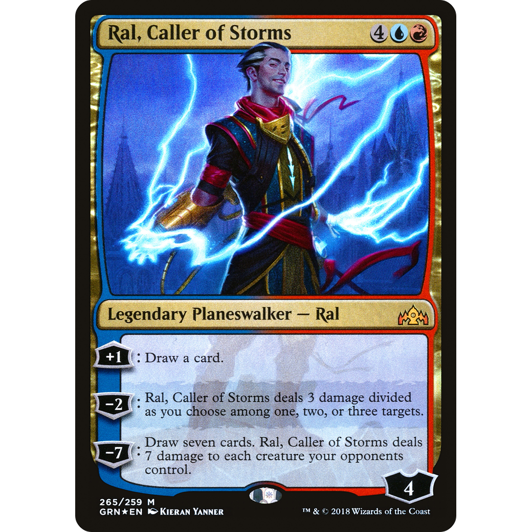 Ral, Caller of Storms (GRN-265) - Guilds of Ravnica Foil