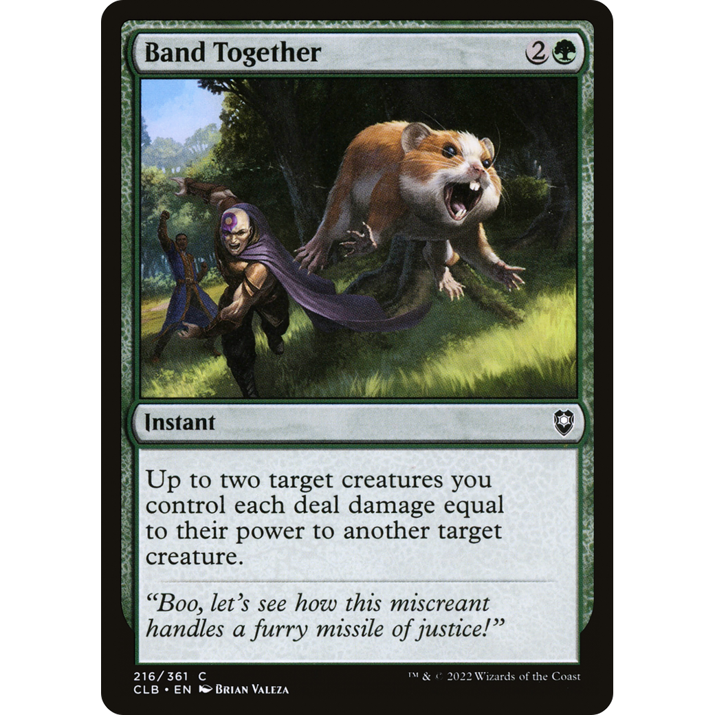 Band Together (CLB-216) - Commander Legends: Battle for Baldur's Gate Foil