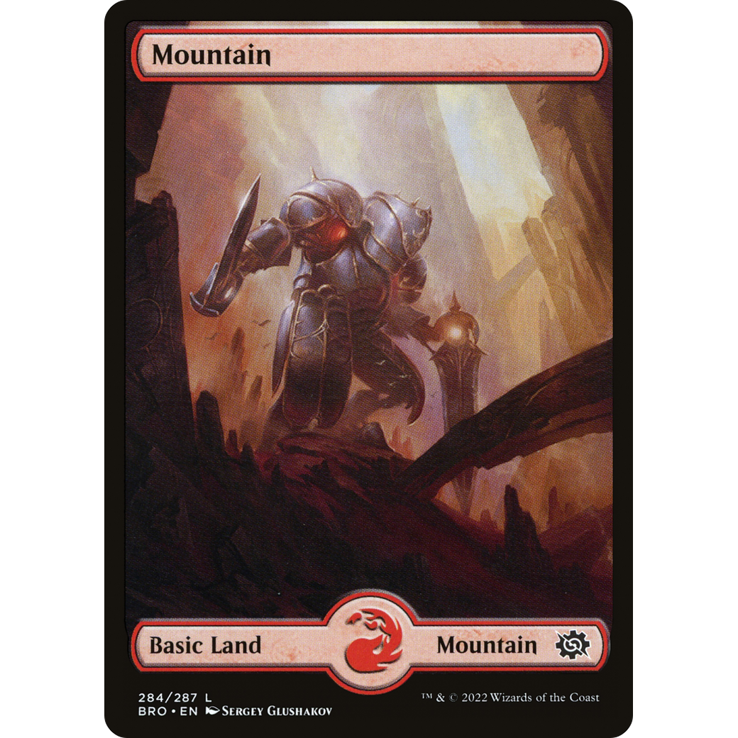 Mountain (284) - Full Art (BRO-284) - The Brothers' War