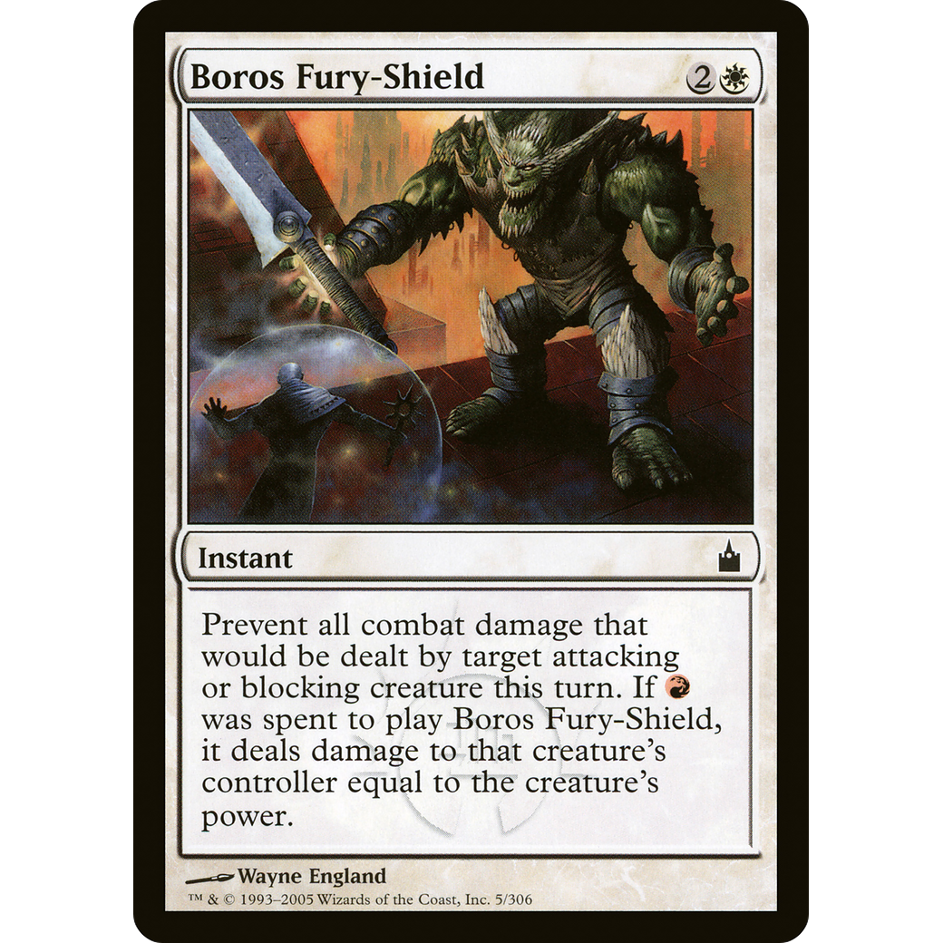 Boros Fury-Shield (RAV-005) - Ravnica: City of Guilds