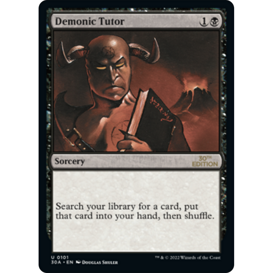 Demonic Tutor (30A-101) - 30th Anniversary Edition