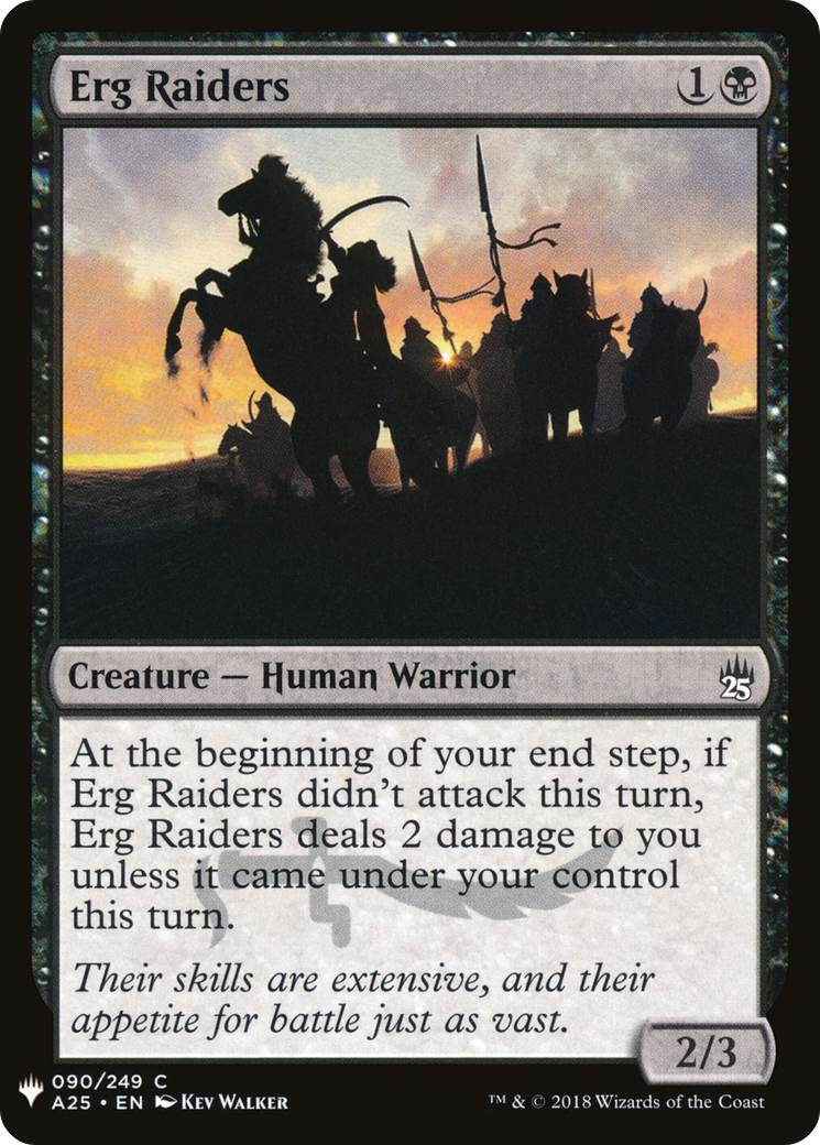 Erg Raiders (LIST-090) - The List