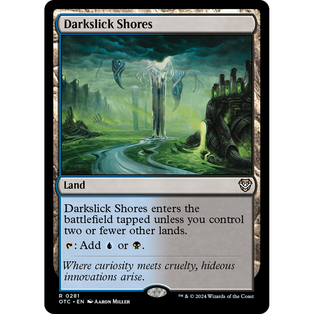 Darkslick Shores (OTC-281) - Outlaws of Thunder Junction Commander
