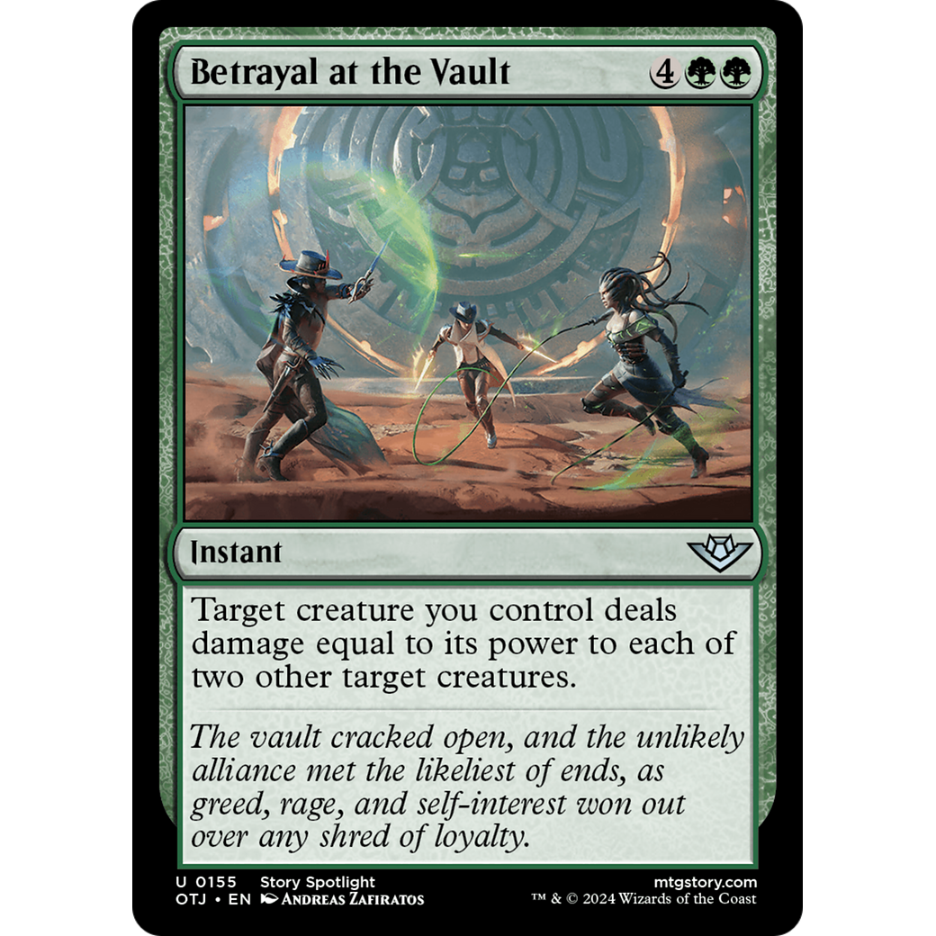 Betrayal at the Vault (OTJ-155) - Outlaws of Thunder Junction Foil