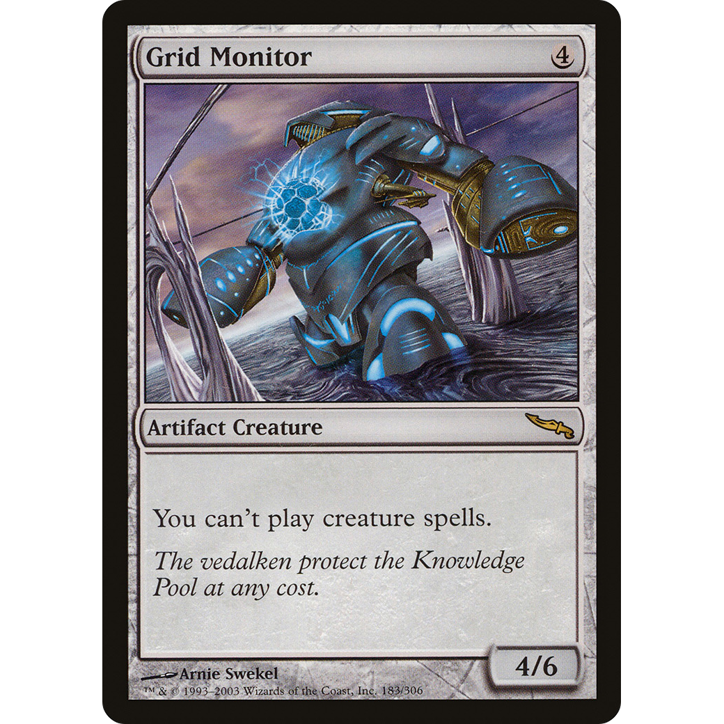 Grid Monitor (MRD-183) - Mirrodin Foil