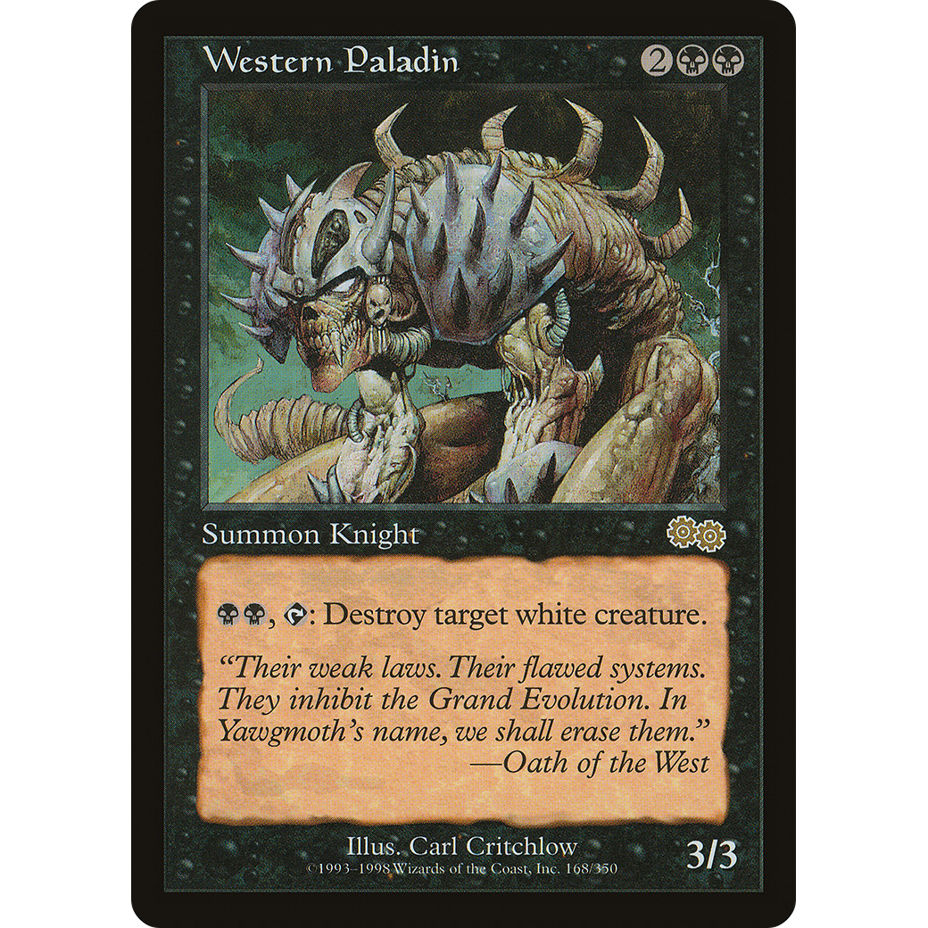 Western Paladin (USG-168) - Urza's Saga