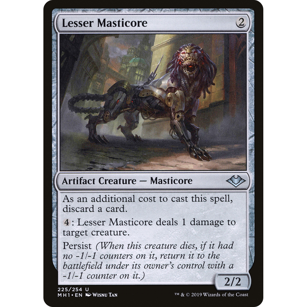 Lesser Masticore (MH1-225) - Modern Horizons Foil