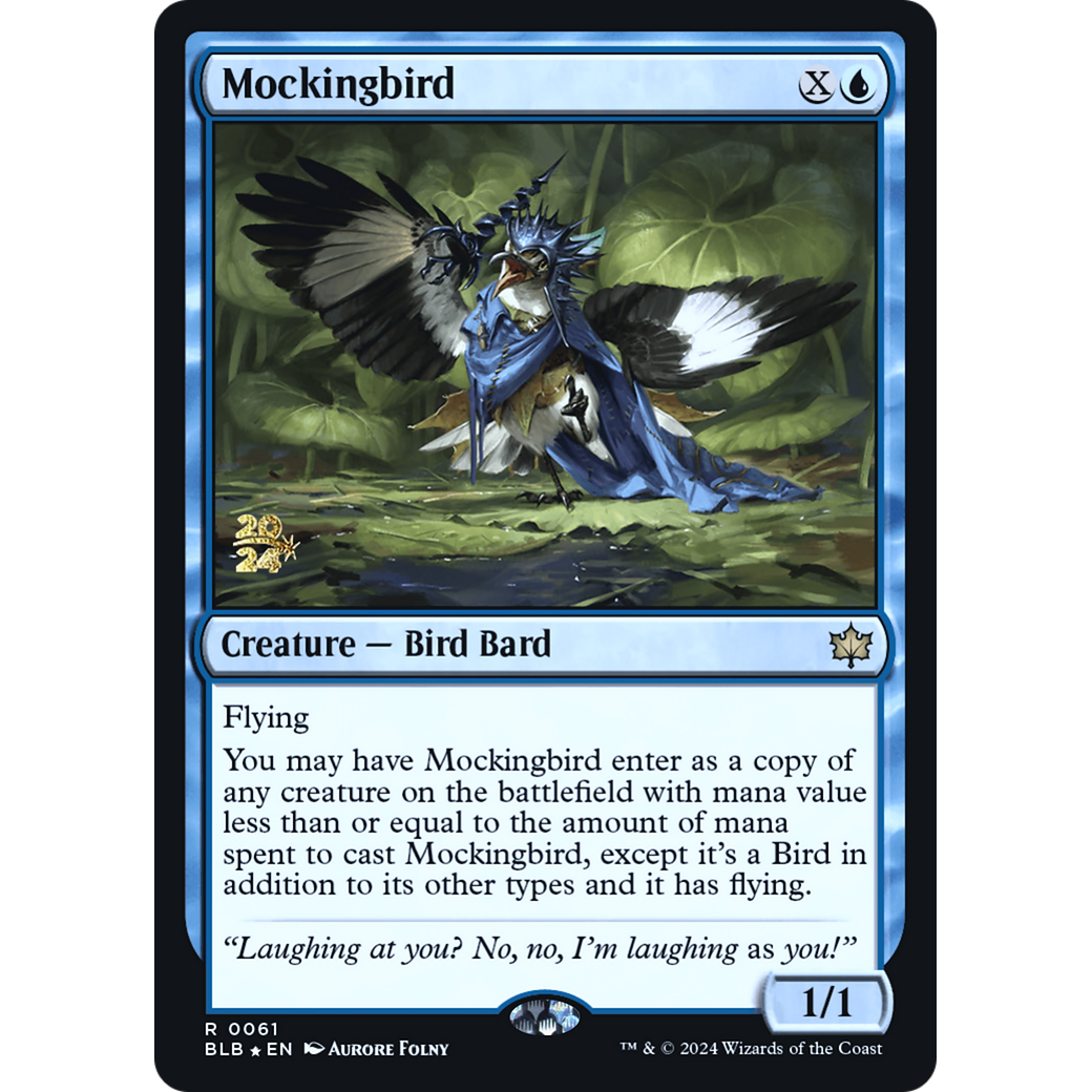 Mockingbird (PRE-61S) - Bloomburrow Promos Foil