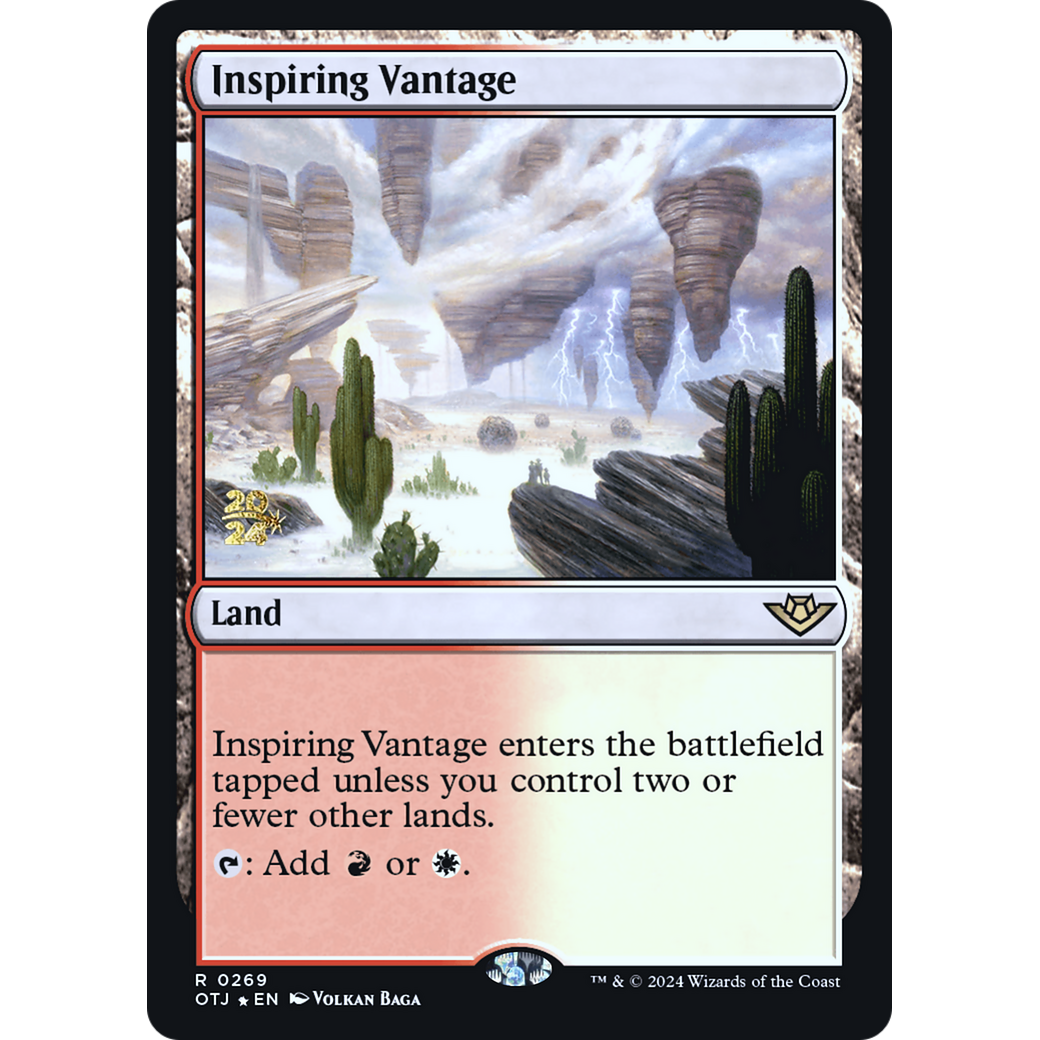 Inspiring Vantage (PRE-269S) - Outlaws of Thunder Junction Promos Foil