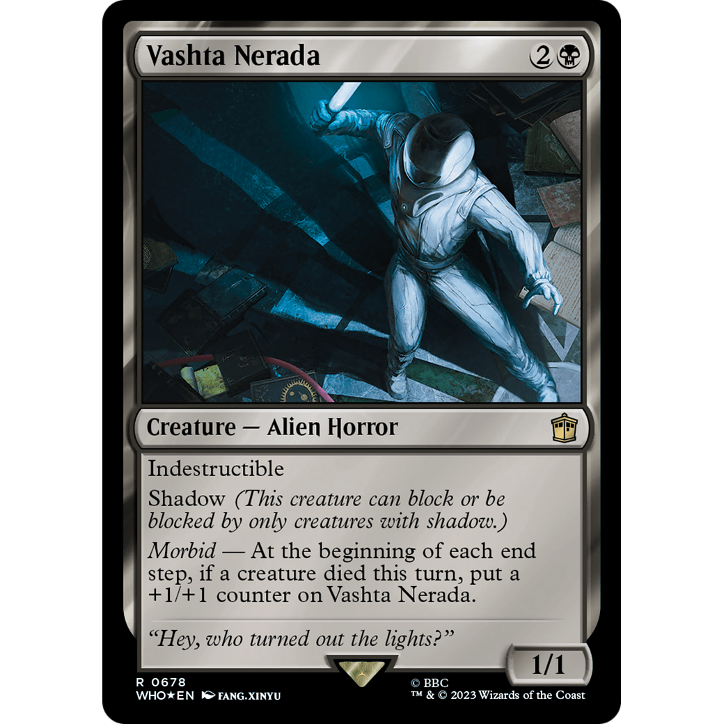 Vashta Nerada (Surge Foil) (WHO-678) - Doctor Who Foil