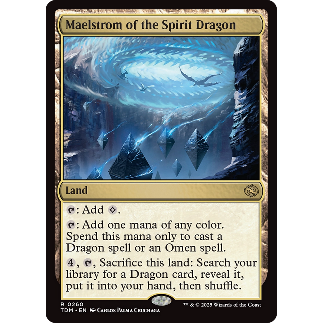 Maelstrom of the Spirit Dragon (TDM-260) - Tarkir: Dragonstorm Foil