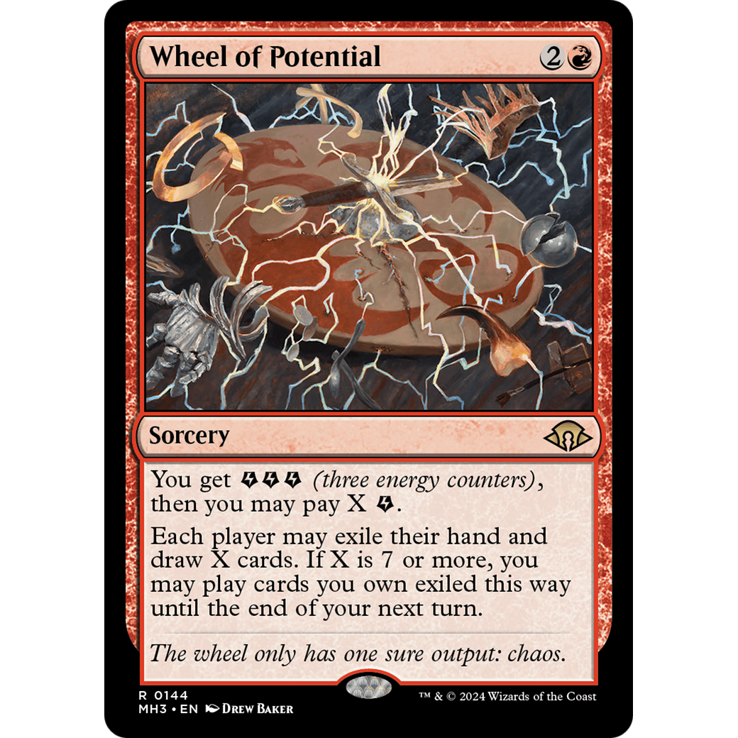 Wheel of Potential (MH3-144) - Modern Horizons 3 Foil