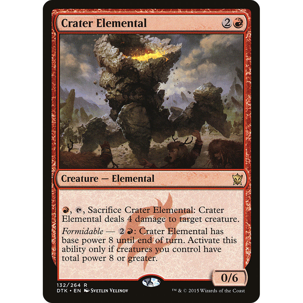 Crater Elemental (DTK-132) - Dragons of Tarkir Foil