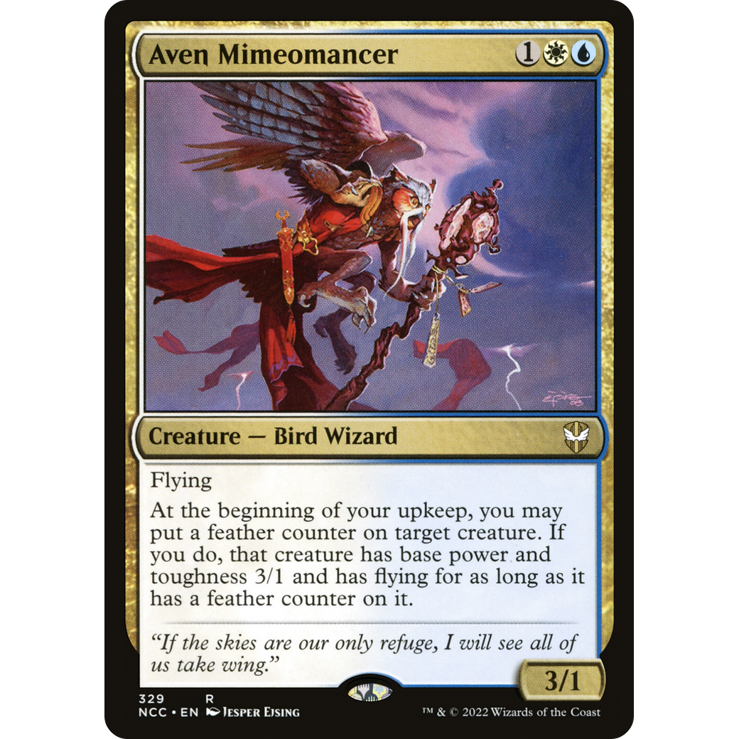 Aven Mimeomancer (NCC-329) - New Capenna Commander