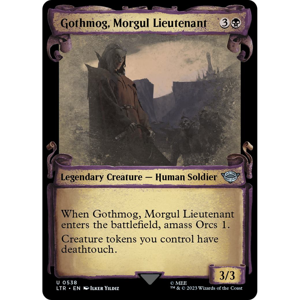 Gothmog, Morgul Lieutenant (LTR-538) - The Lord of the Rings: Tales of Middle-earth: (Showcase)