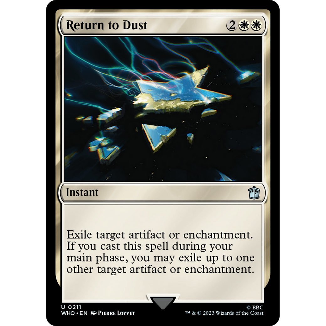 Return to Dust (WHO-211) - Doctor Who Foil