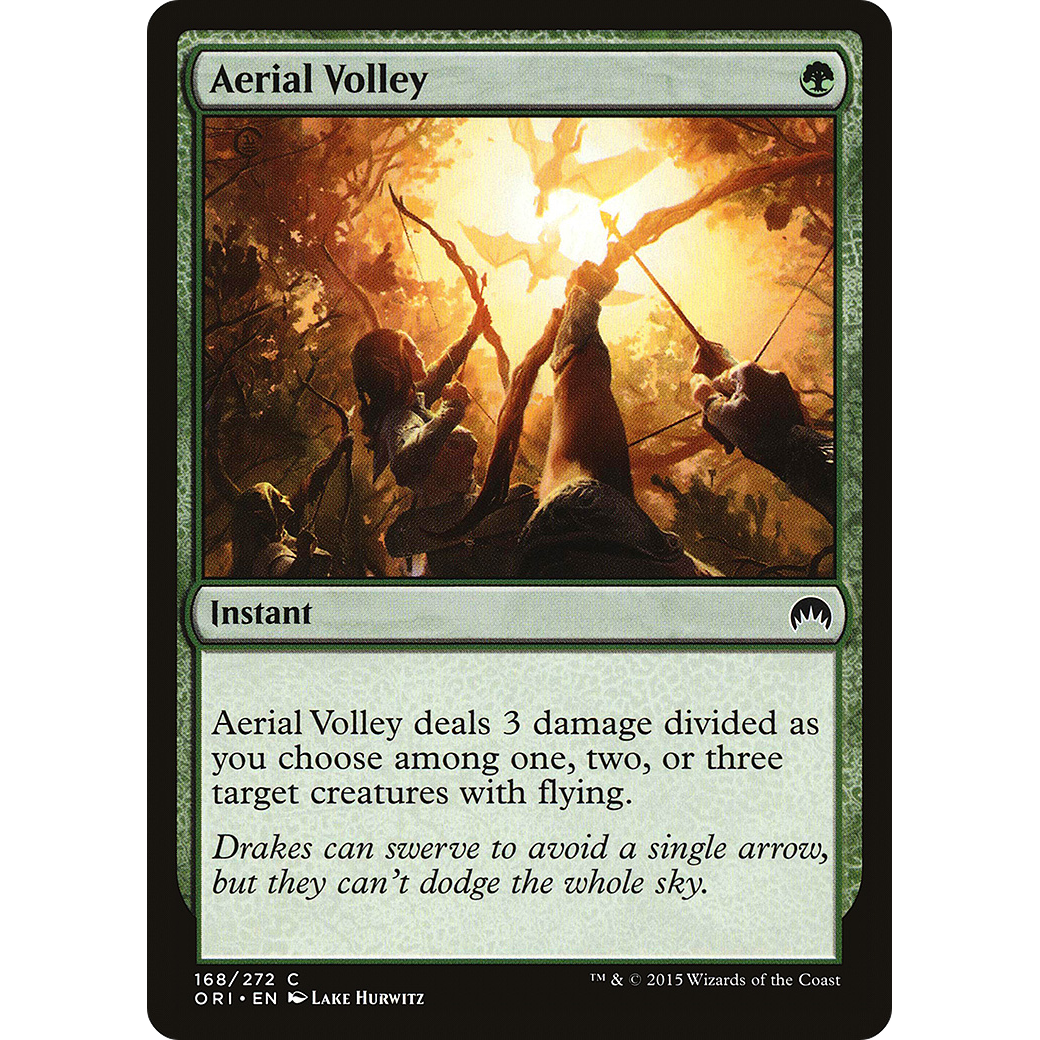 Aerial Volley (ORI-168) - Magic Origins Foil