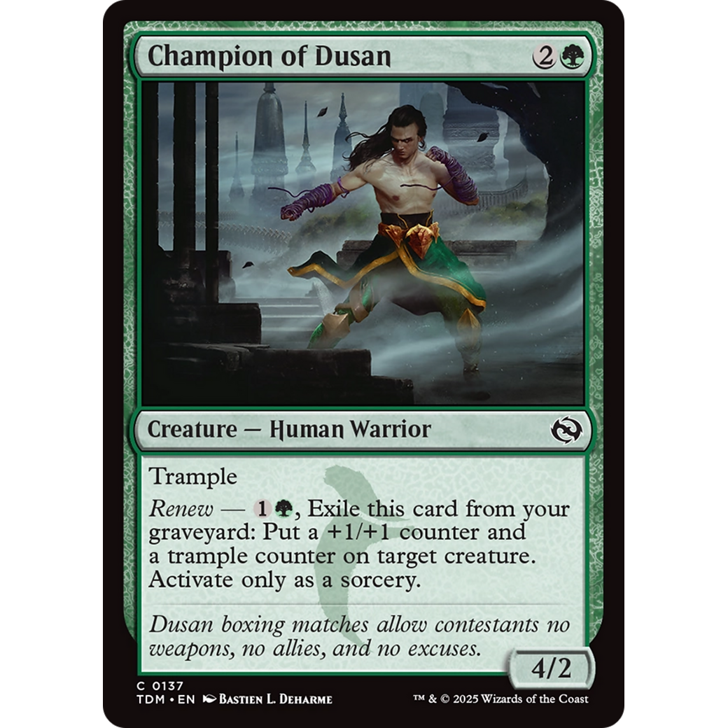 Champion of Dusan (TDM-137) - Tarkir: Dragonstorm