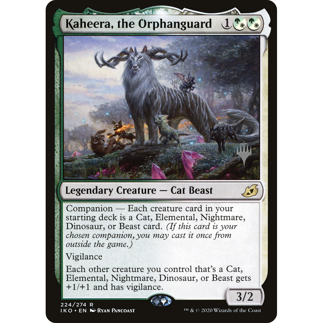 Kaheera, the Orphanguard (PPIKO-224) - Ikoria: Lair of Behemoths Promos: (companion)