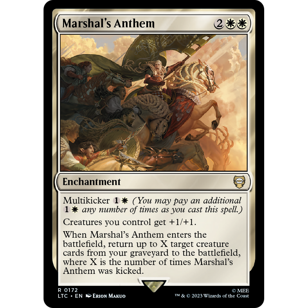 Marshal's Anthem (LTC-172) - Tales of Middle-earth Commander