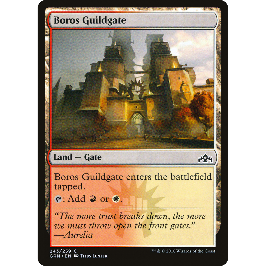 Boros Guildgate (243) (GRN-243) - Guilds of Ravnica Foil