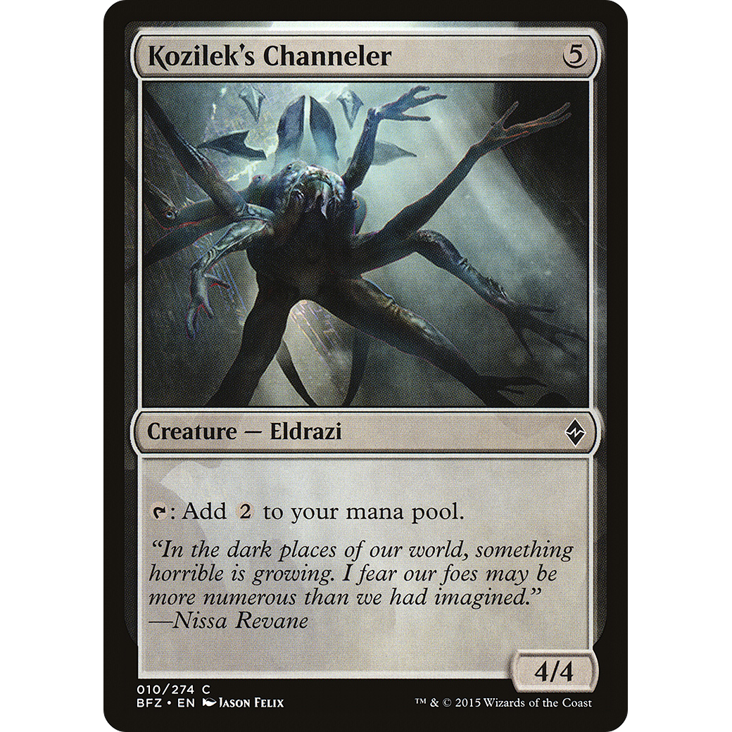 Kozilek's Channeler (BFZ-010) - Battle for Zendikar
