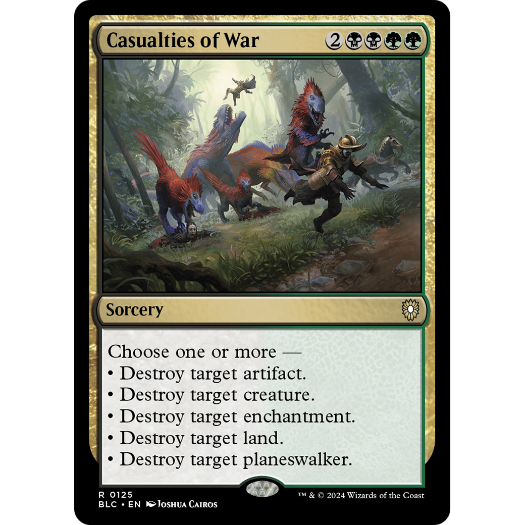 Casualties of War (BLC-125) - Bloomburrow Commander