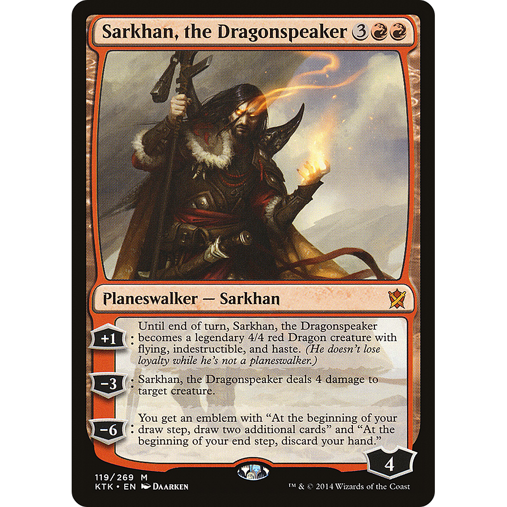 Sarkhan, the Dragonspeaker (KTK-119) - Khans of Tarkir Foil