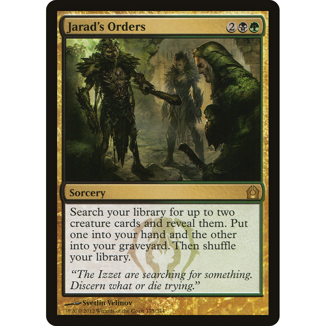 Jarad's Orders (RTR-175) - Return to Ravnica