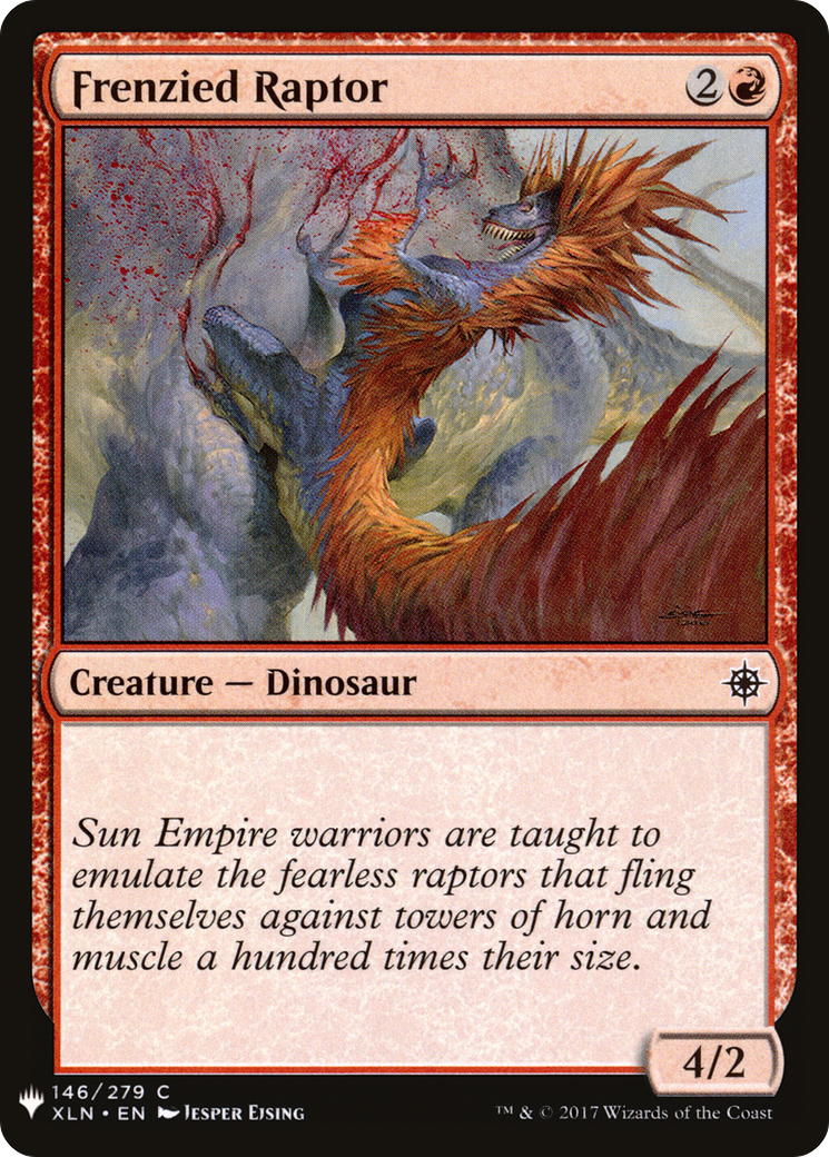 Frenzied Raptor (LIST-146) - The List