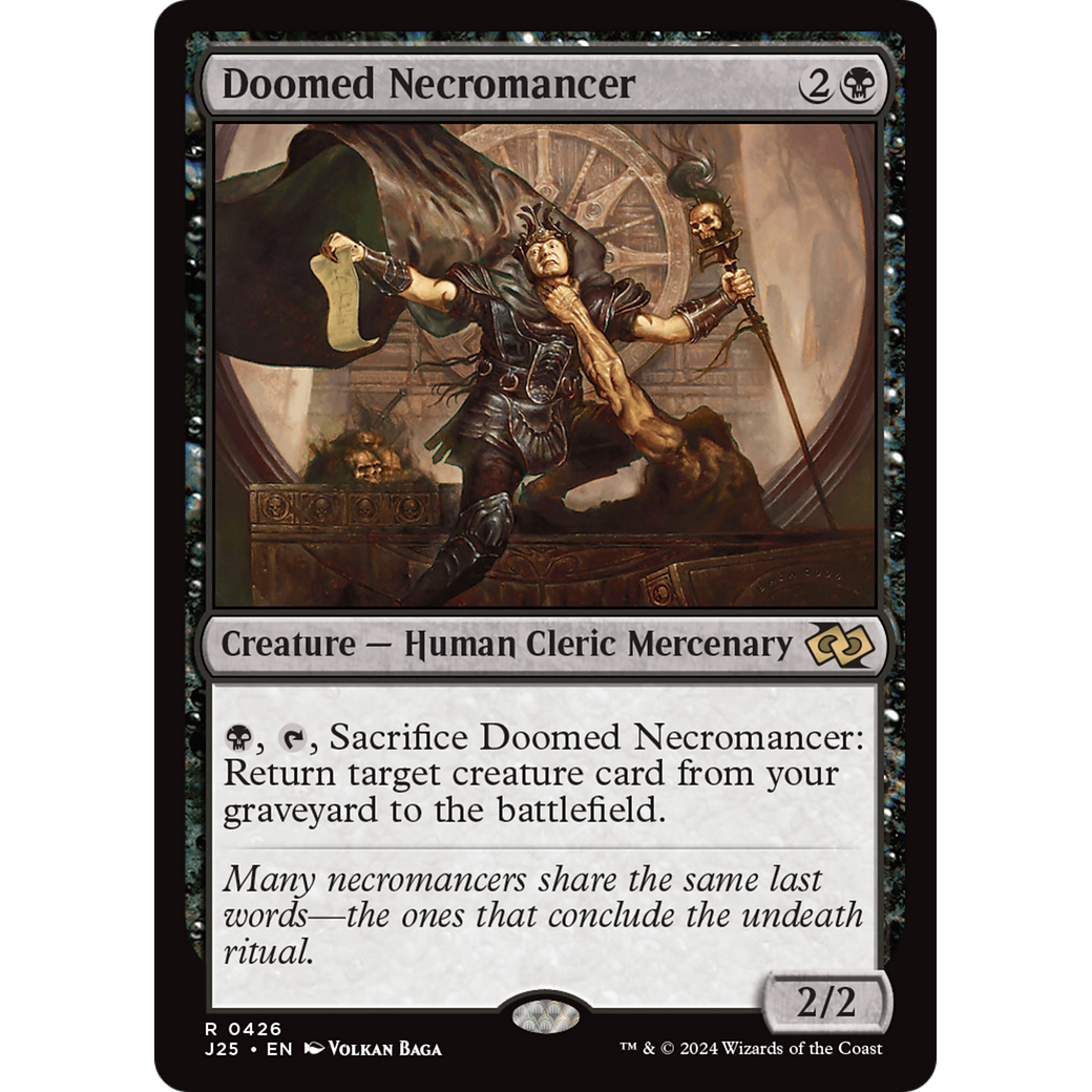 Doomed Necromancer (J25-426) - Foundations Jumpstart