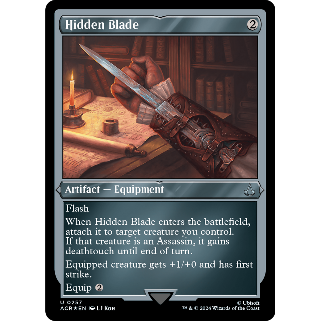 Hidden Blade (ACR-257) - Assassin's Creed Etched Foil