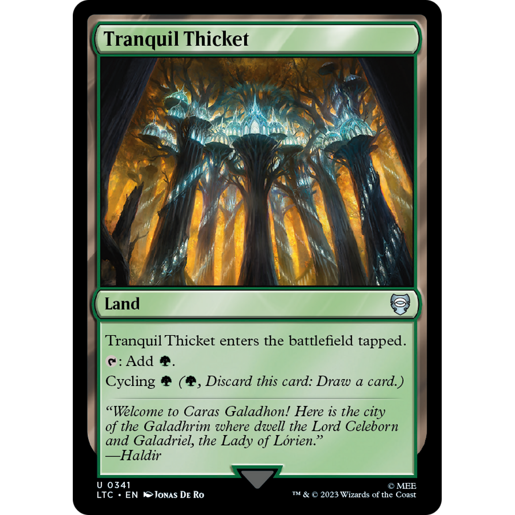 Tranquil Thicket (LTC-341) - Tales of Middle-earth Commander