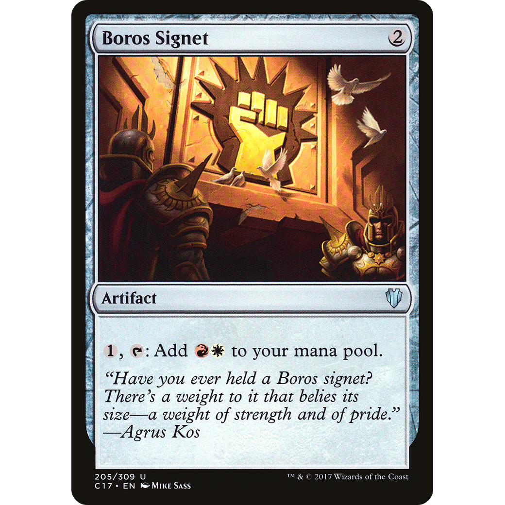 Boros Signet (C17-205) - Commander 2017