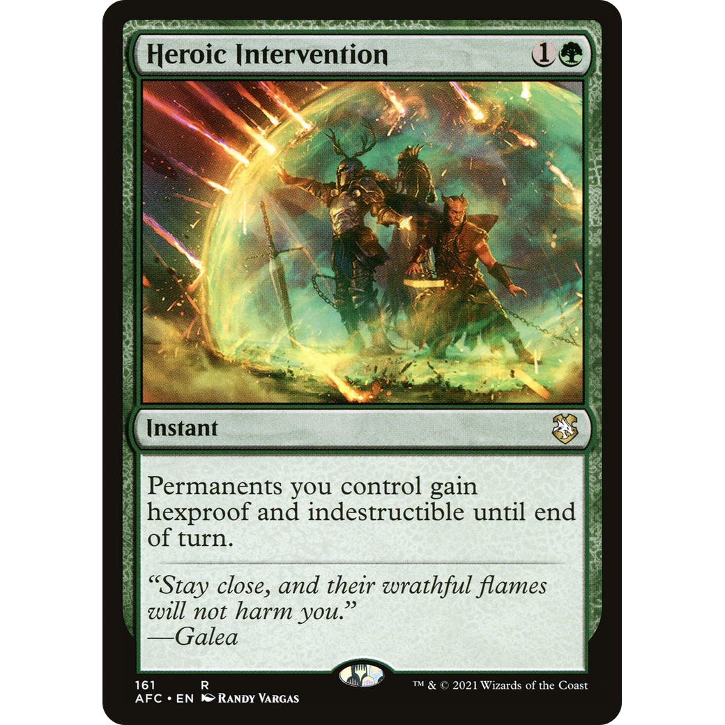 Heroic Intervention (AFC-161) - Forgotten Realms Commander