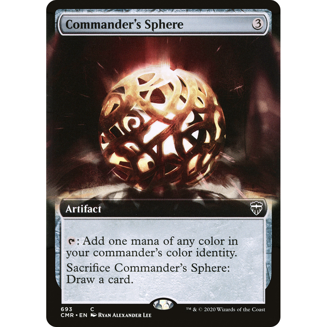 Commander's Sphere (Extended Art) (CMR-693) - Commander Legends: (Extended Art) Foil