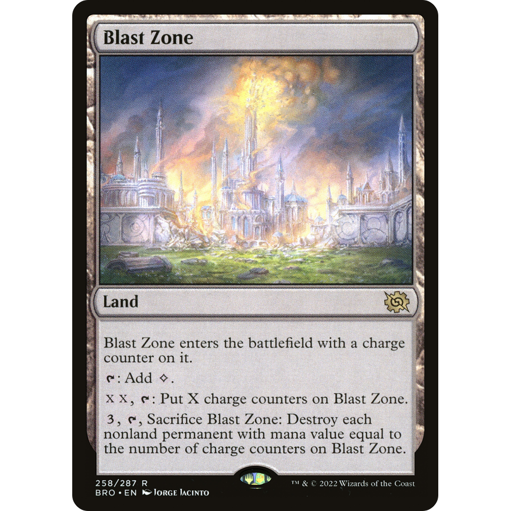 Blast Zone (BRO-258) - The Brothers' War Foil